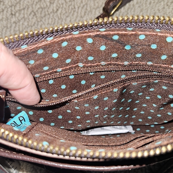 NWT Adjustable and Convertible Chala Brown Bag with Owl Accent - Picture 12 of 12